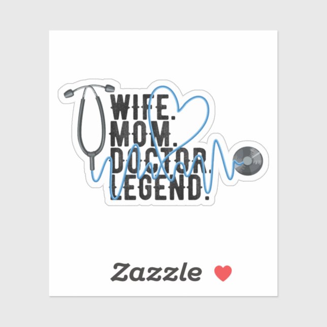 Doctor Mum, Doctor And Nurse, Medical Sticker (Sheet)