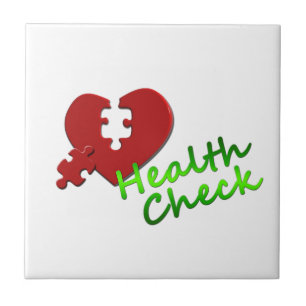 Doctor Nurse Medical Office Business Peace Love Ceramic Tile
