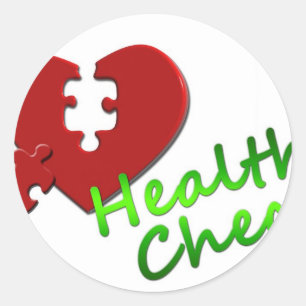 Doctor Nurse Medical Office Business Peace Love Classic Round Sticker