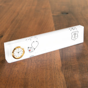 Doctor Nurse Medical Office Home Art Nameplate