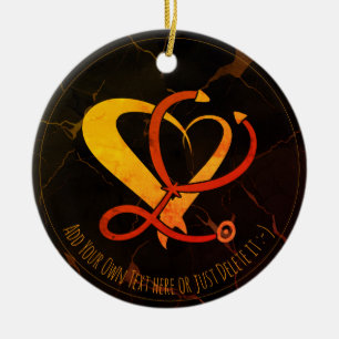 Doctor, nurse, paramedic, emergency gift template ceramic ornament