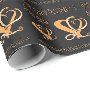 Doctor, nurse, paramedic, emergency gift template  wrapping paper