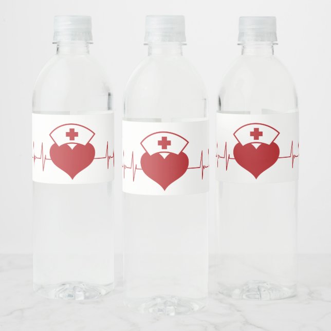 Doctor , Nursing, Medical, hospital Water Bottle Label (Bottles)