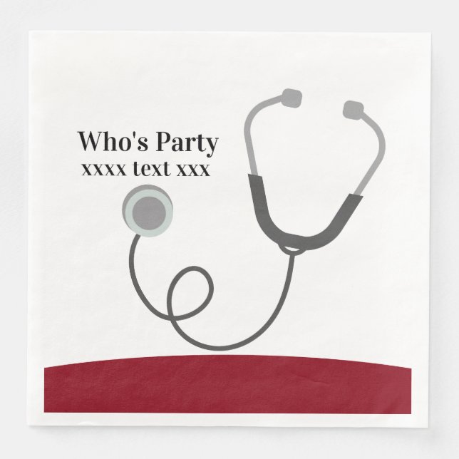 Doctor , Nursing, Medical Napkin (Front)