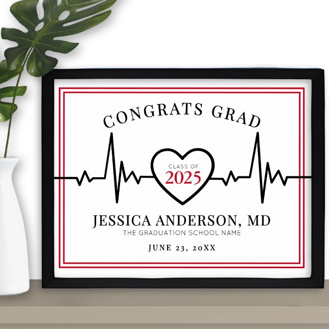 Doctor Nursing Medical School Graduation Sign (Doctor Nursing Medical School Graduation Sign )