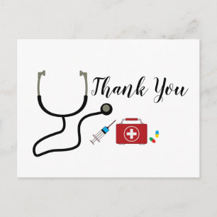 Doctor , Nursing, Medical thank you card