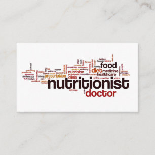 Doctor Nutritionist Diet Sport Clinic Business Card