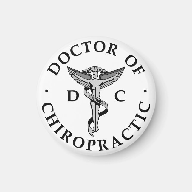 Doctor of Chiropractic Logo Magnet (Front)