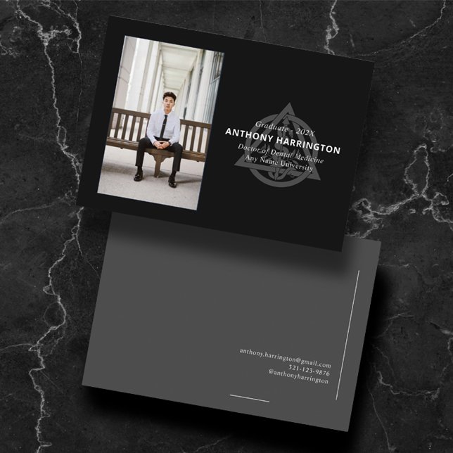 Doctor of Denistry Black Dark Grey Announcement (Creator Uploaded)