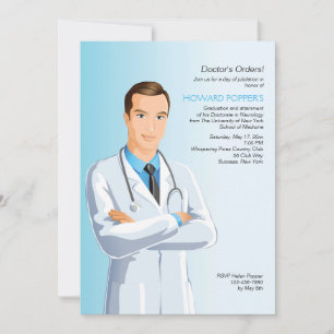 Doctor of Medicine (M) Graduation Invitation
