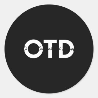 Doctor Of Occupational Therapy Otd Classic Round Sticker