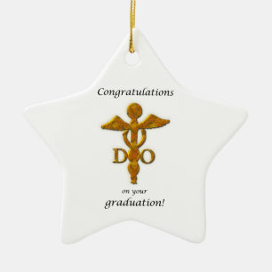 Doctor of Osteopathy Graduation Congratulation Ceramic Ornament