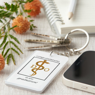 Doctor of Osteopathy Graduation Congratulations Key Ring