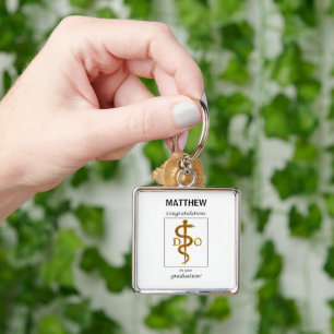 Doctor of Osteopathy Graduation Congratulations Key Ring