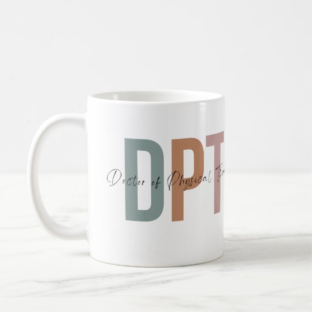 Doctor of Physical Therapy Coffee Mug (Left)