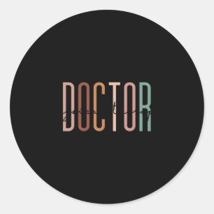 Doctor Of Physical Therapy Dpt Student Graduation Classic Round Sticker