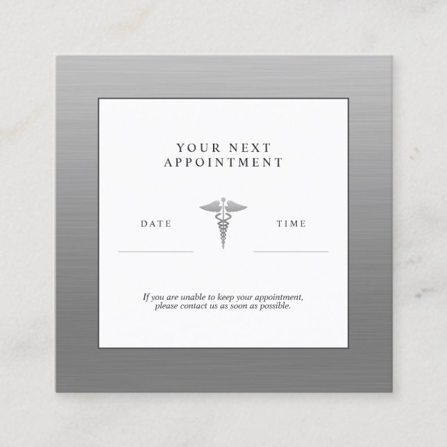 Doctor Office Appointment Card (Front)