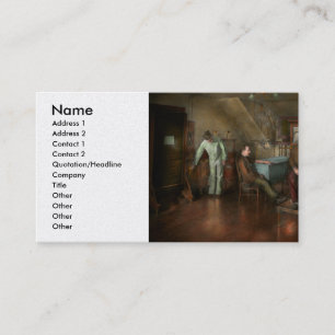 Doctor - Old fashioned influence - 1905-45 Business Card