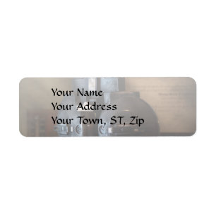 Doctor - Optometry - An old phoropter Return Address Label