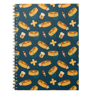 Doctor Pancakes Navy Notebook