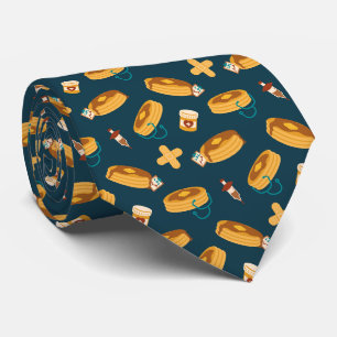 Doctor Pancakes Navy Tie