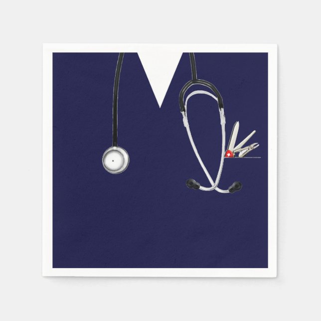 Doctor Party Napkin (Front)