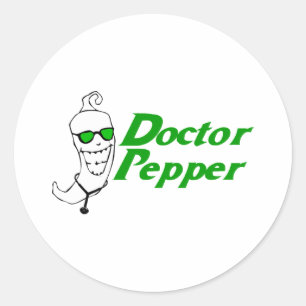Doctor Pepper Classic Round Sticker