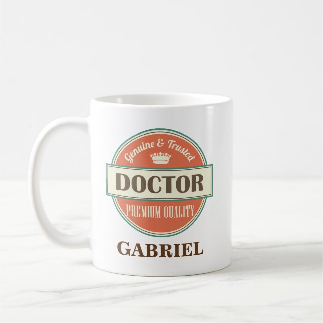 Doctor Personalised Office Mug Gift (Left)