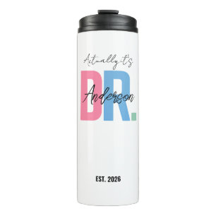 Doctor PhD Graduation Gift, Personalised Doctor Thermal Tumbler