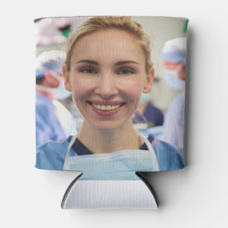 Doctor Photo Customize Personalize Can Cooler