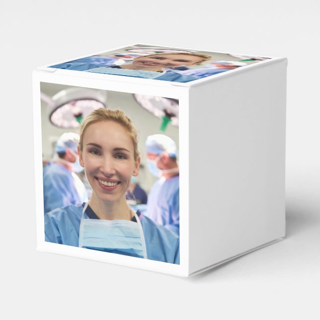 Doctor Photo Customize Personalize Favour Box (Front Side)