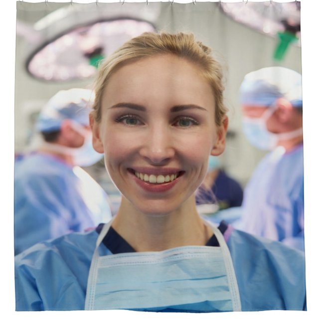 Doctor Photo Customize Personalize Shower Curtain (Front)