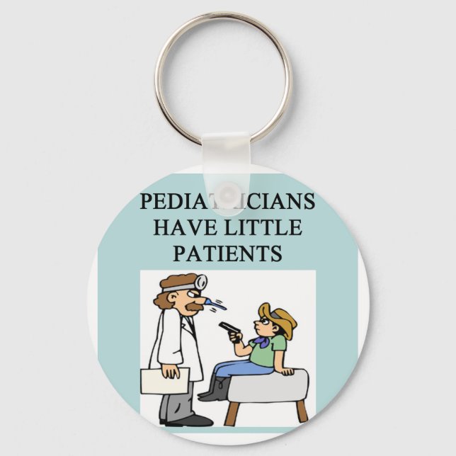 doctor physician surgeon joke key ring (Front)