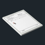 Doctor Prescription Notepad – Editable Doctor RX<br><div class="desc">Elevate your medical practice with this Custom Prescription Notepad, designed for professionals who value both style and functionality. This Editable RX pad is the perfect addition to your Medical office supplies, offering a clean and authoritative look for every patient interaction. Whether you are looking for a Pharmacy notepad, a Skincare...</div>