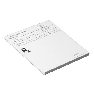 Doctor Prescription Notepad – Editable Doctor RX