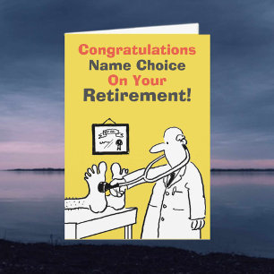 Doctor Retirement Card