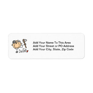 Doctor Return Address Label