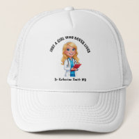 DOCTOR SAVE LIVES girl white coat physician