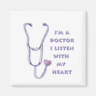 Doctor Stethoscope Heart   magnet