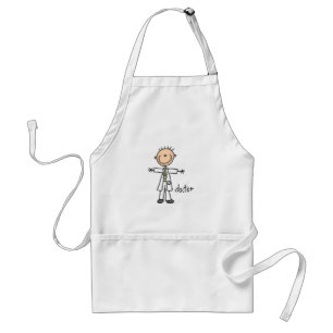Doctor Stick Figure Standard Apron