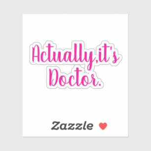 Doctor Sticker - Female Doctor Sticker - Graduatio