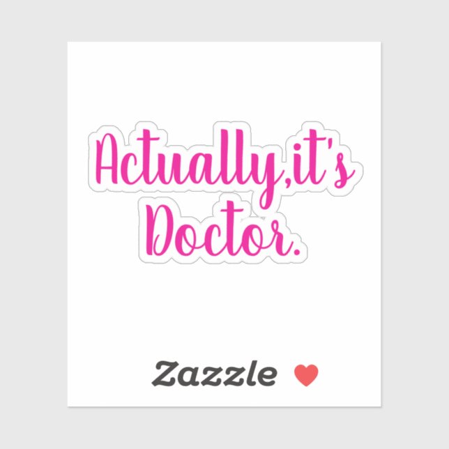 Doctor Sticker - Female Doctor Sticker - Graduatio (Sheet)