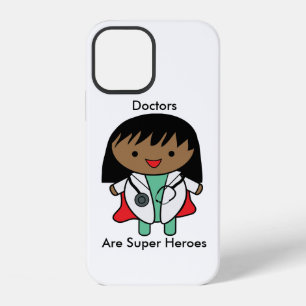Doctor Super Hero Black Female Personalise iPhone 12 Case