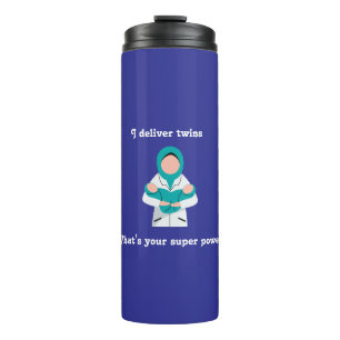 Doctor Super Power Twin Delivery  Thermal Tumbler