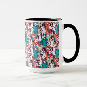 Doctor & Surgeon Pattern Mug