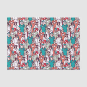 Doctor & Surgeon Pattern Tissue Paper
