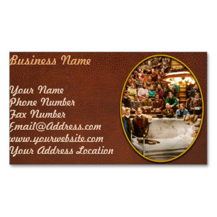 Doctor - Surgeon - Practice makes perfect 1900 Magnetic Business Card