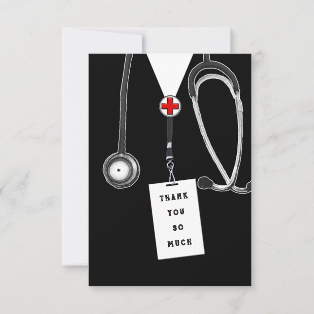Doctor Thank You Card (Front)
