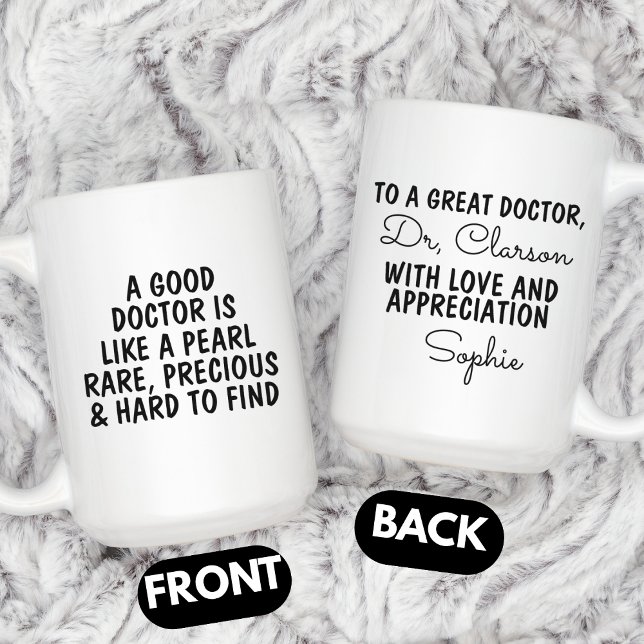 Doctor Thank you Gift, Custom Doctor  Coffee Mug (Creator Uploaded)