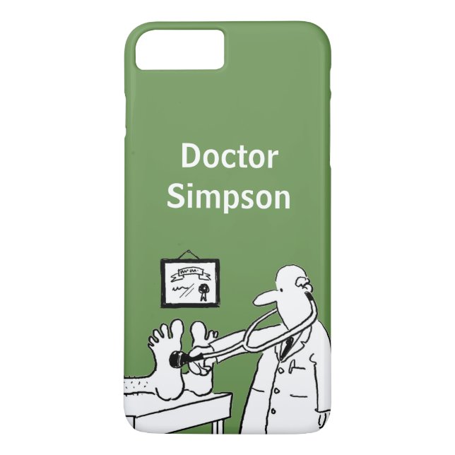 Doctor Theme Cartoon Case-Mate iPhone Case (Back)